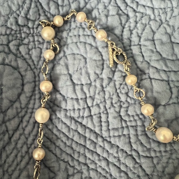 David Yurman necklace with pearls 40 inches long - Picture 4 of 4